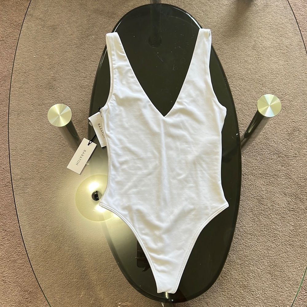 Aritzia Contour V-Neck Bodysuit